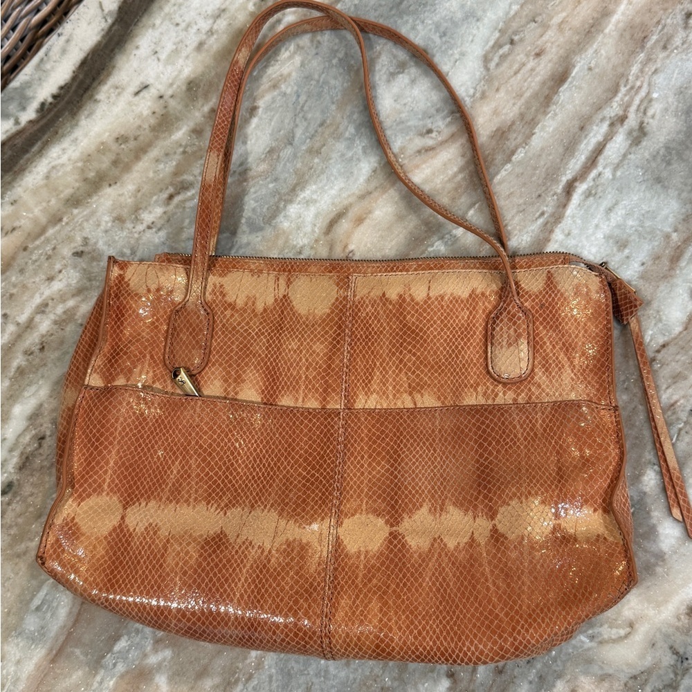 HOBO Brand tan leather bag